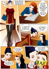 Gay Comics - girls flirt