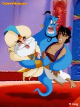 Aladdin gay porn - Threesome - gay dream